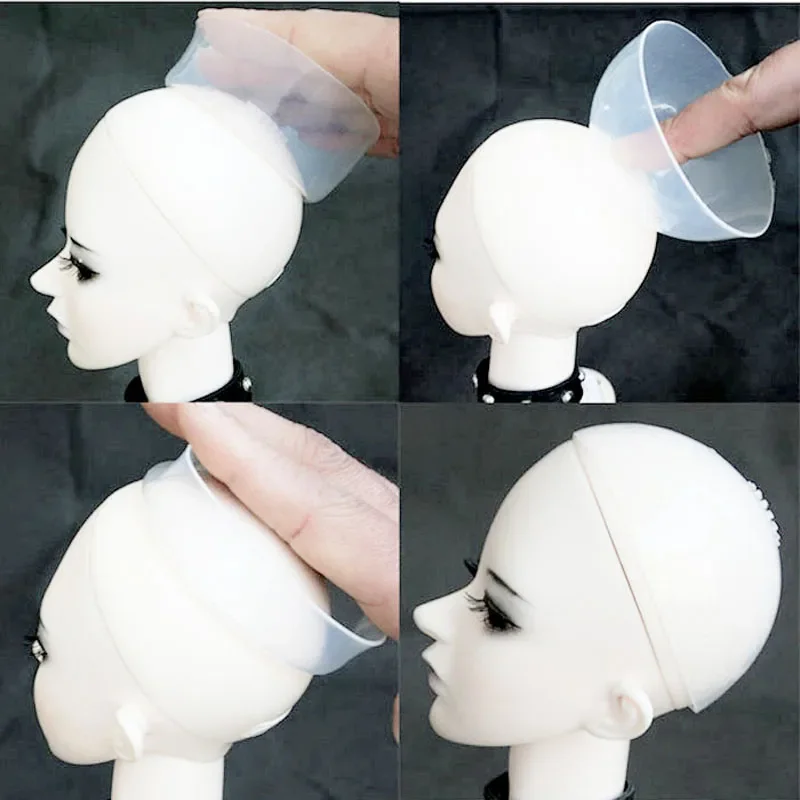 BJD SD 1/3 1/4 1/6 1/8 1/12 doll silicone anti-skid anti-dyeing head cover doll Accessories