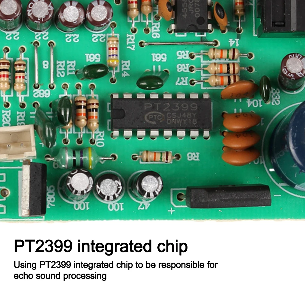 PT2399 Preamplifier Karaoke Amplifier Module Reverb Board Amplifier Board Bluetooth Connectable USB Decoder Board