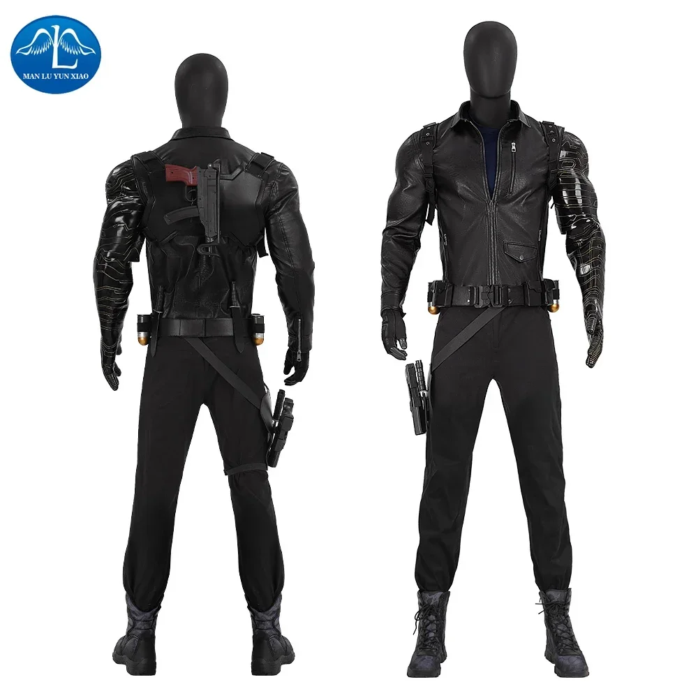 

Superhero Winter Soldier Cosplay Costume Bucky Barnes Outfit Thunderbolts James Barnes Halloween Uniforms for Men