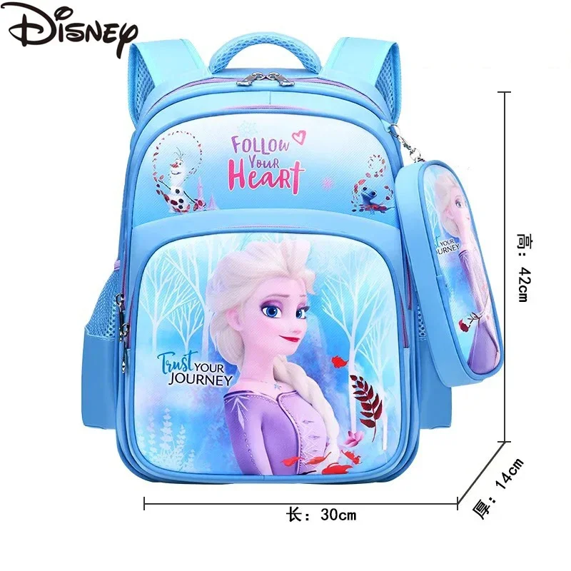 Disney Frozen Elsa Anna Cartoon Schoolbag Girls Backpack Children Primary School Schoolbag Children Backpack Schoolbag Mochila