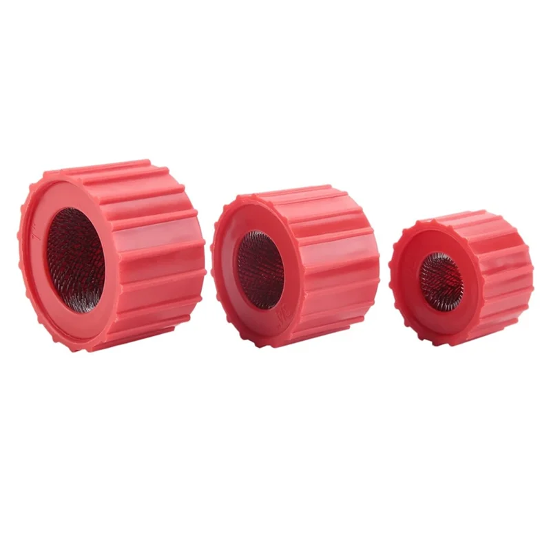 

A20F-3Pcs Copper Pipe Cleaner Set 1/2 Inch, 3/4 Inch And 1 Inch Copper Tube Brush Plumbing Cleaning Brush Durable Easy To Use