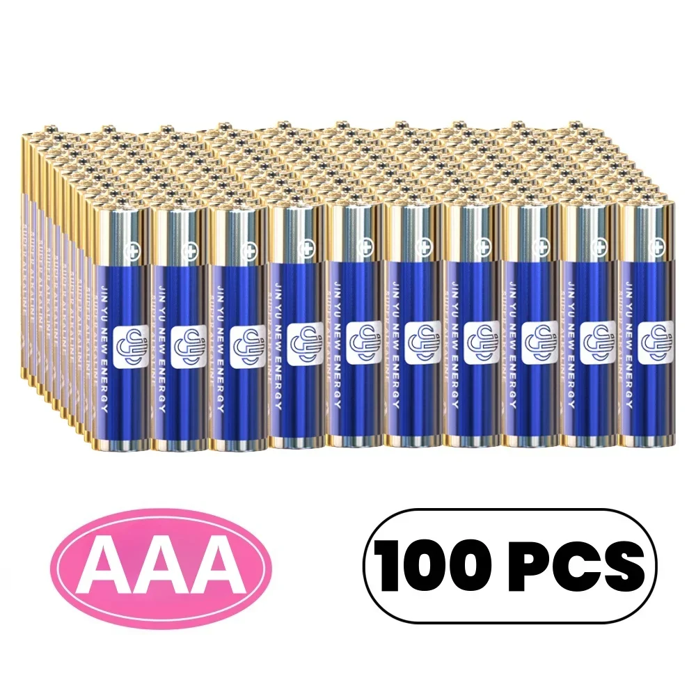 100PCS Alkaline Dry Battery AAA Disposable Battery Leakproof 1.5v Batteries for Small Toys Remote Control Clock