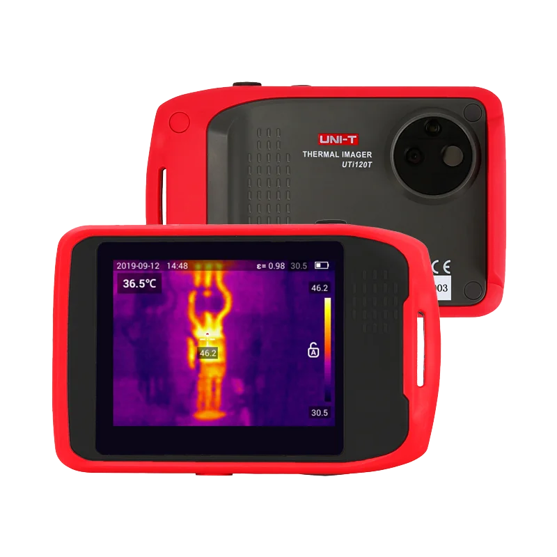 UNI-T UTi120T Pocket-sized Thermal Camera 3.5 TFT Touch Screen -20℃ to 400℃ Digital Zoom 1.0 to 8x IP54 LED Flashlight