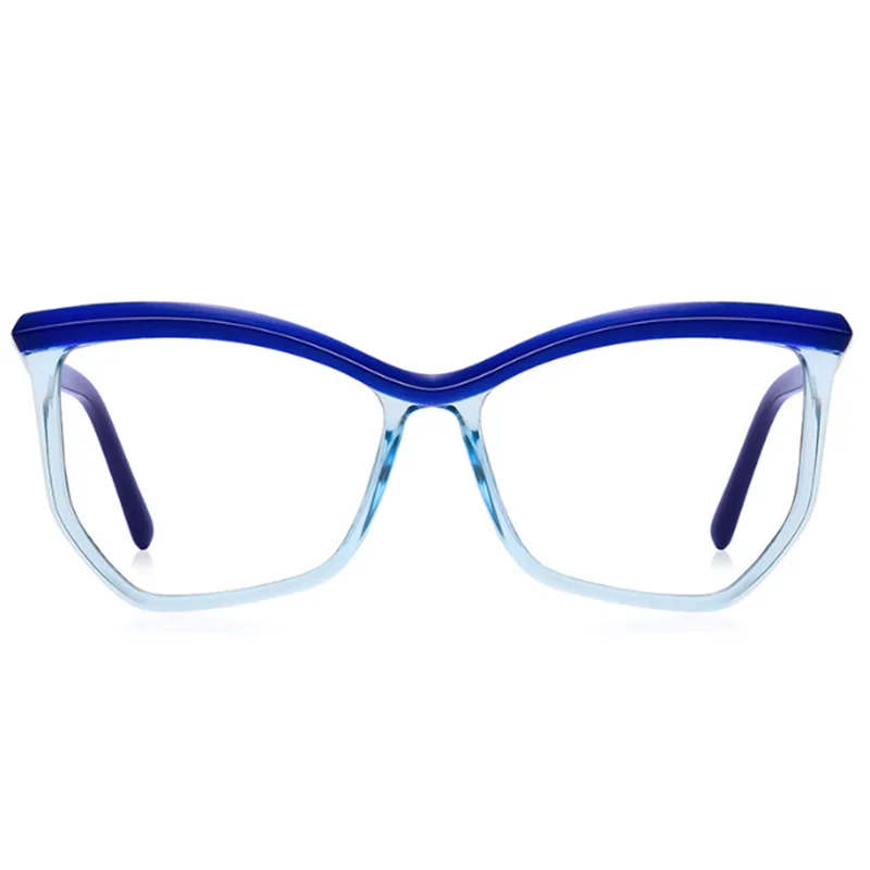 Polygon Photochromic Glasses Women Myopia Eyeglasses Students Short Sight Eyewear 0 -0.5 -1 -1.25 -1.5 -1.75 -2.0 To -6