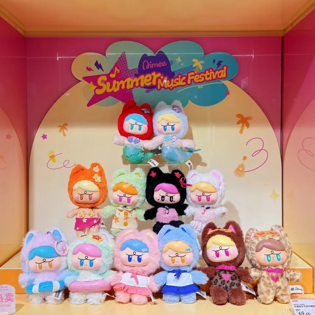 ตุ๊กตา Angryaimee Vinyl Face Blind Box ซีรีส์เทศกาลดนตรีฤดูร้อน ของสะสมสุดฮิต ของขวัญเซอร์ไพรส์สุดเทรนดี้สำหรับแฟนๆ และนักสะสม