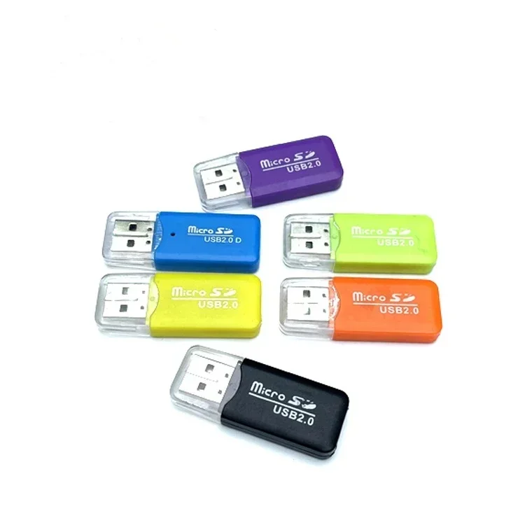 Scheda di memoria OTG Mini Micro SD TF T-Flash Adattatore per lettore di schede USB 2.0 per scheda di memoria USB Windows Adattatore classico Mini-BG1