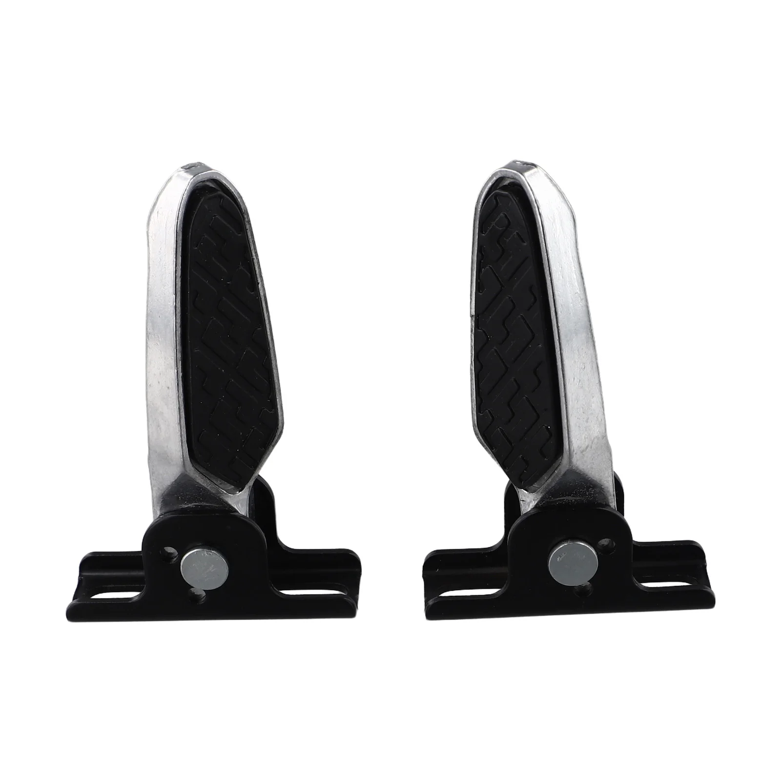 1pair Motorcycle Foot Rests Motorbike Foldable Foot Pegs Front Footpeg Rear Footpeg Electric Car Anti-Skid Rearsets Folded