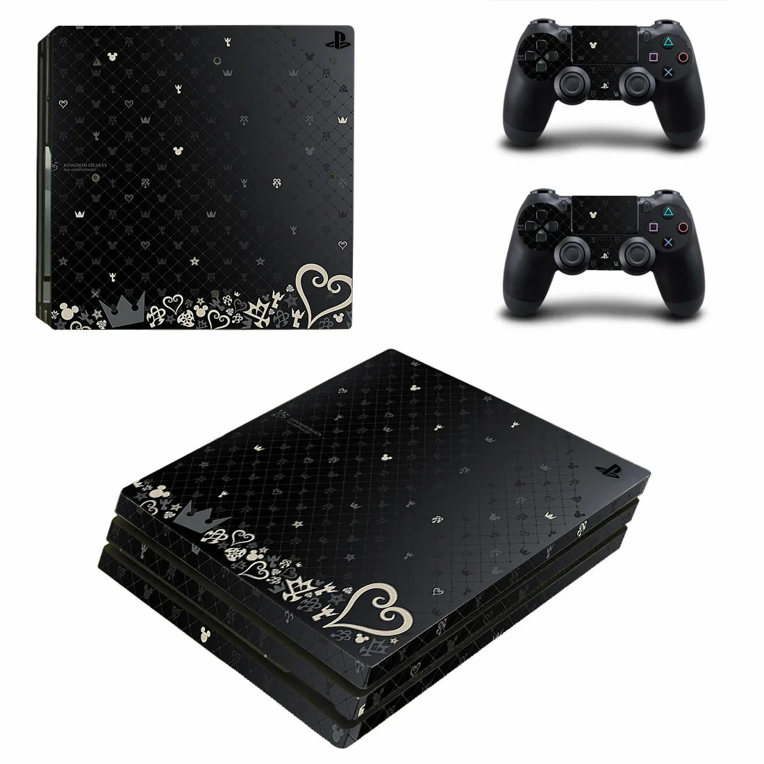 Kingdom Hearts PS4 Pro Skin Sticker Decal Cover Protector For Console and Controller Skins Vinyl