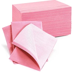 Nagelkunst Pink Disposable Tischteppich, wasserdichte Tischdecken, Manikürewerkzeuge, Tattoo -Zubehör, 20 PCs/Los 10 Haupthandtücher für Maniküre - №2