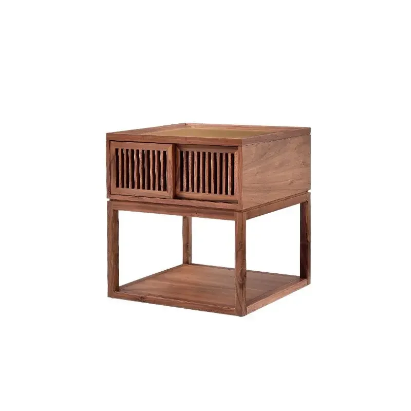Solid wood Go table, black walnut chess table, Song-style Sinology Museum double-sided chessboard chess and card table