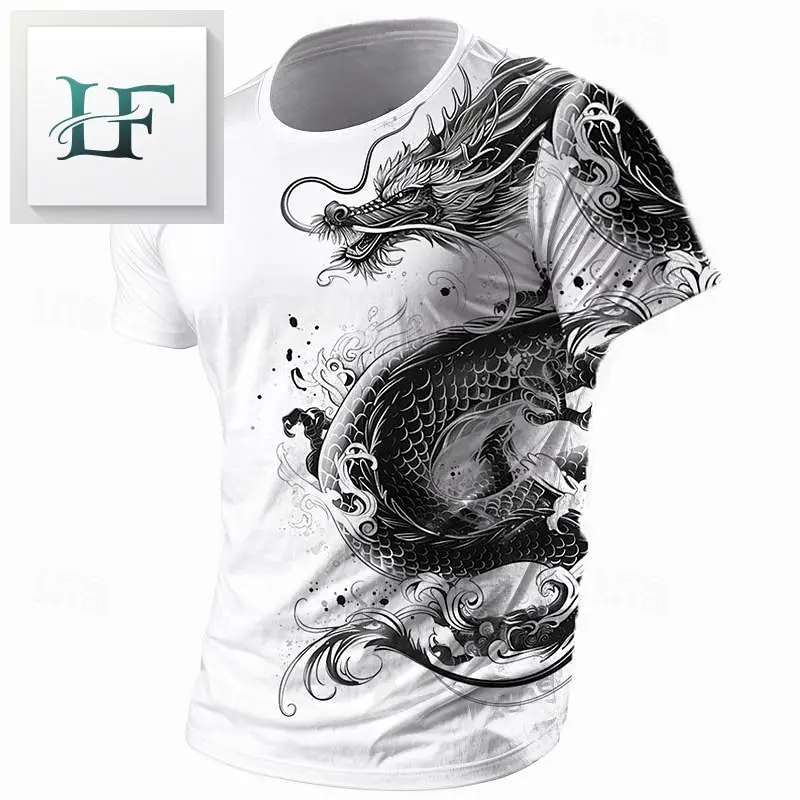 

Men's T-Shirts Retro Animal Street 3d Print Short Sleeves Vintage Top T Shirt For Men Clothing Oversized Shirt Tee Summer Unisex