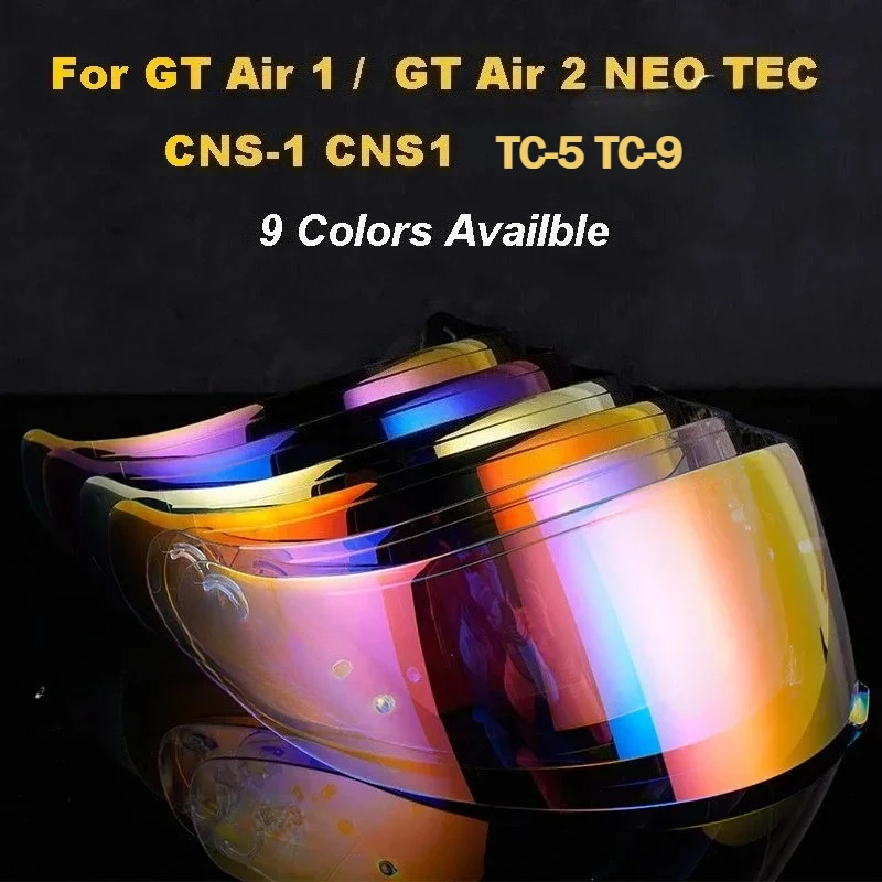 Motorcycle Helmet Visor Lens Full Face Shield Lens for SHOEI GT-Air Gt Air2 Neotec CNS-1 CNS1 TC- 5 Visor Shield Accessories