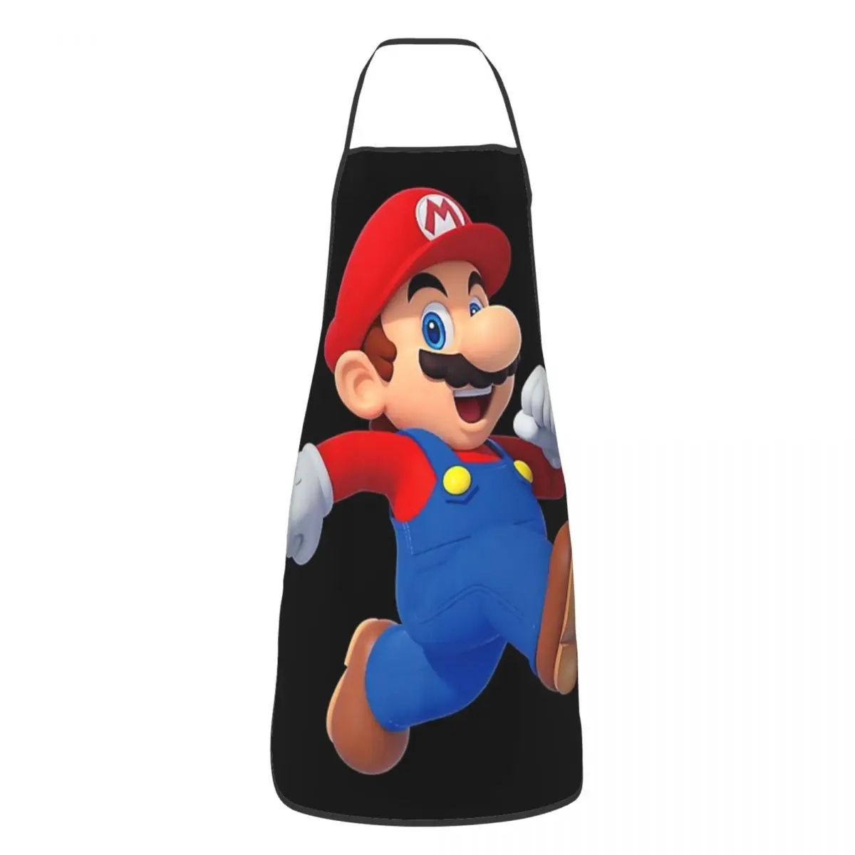 Super-Mario Anime Aprons Chef Cooking Baking Tablier Waterproof Bib Kitchen Cleaning Pinafore for Women Men Painting