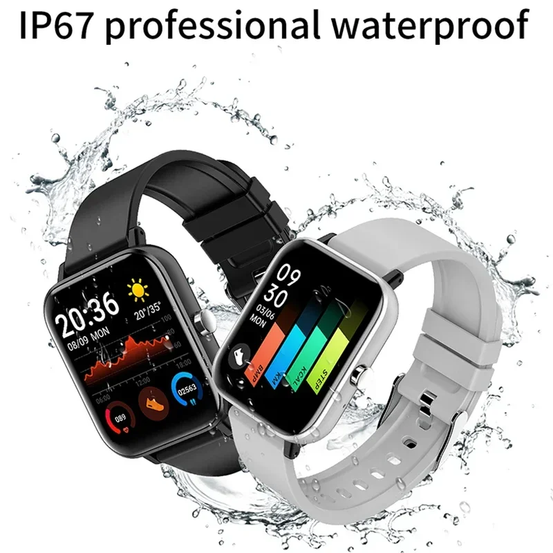 GT20 Smart Watch Men Women 2021 Bluetooth Call Sport Heart Rate Monitor 1.69 Inch Screen Smartwatch Customize Wallpaper Watches