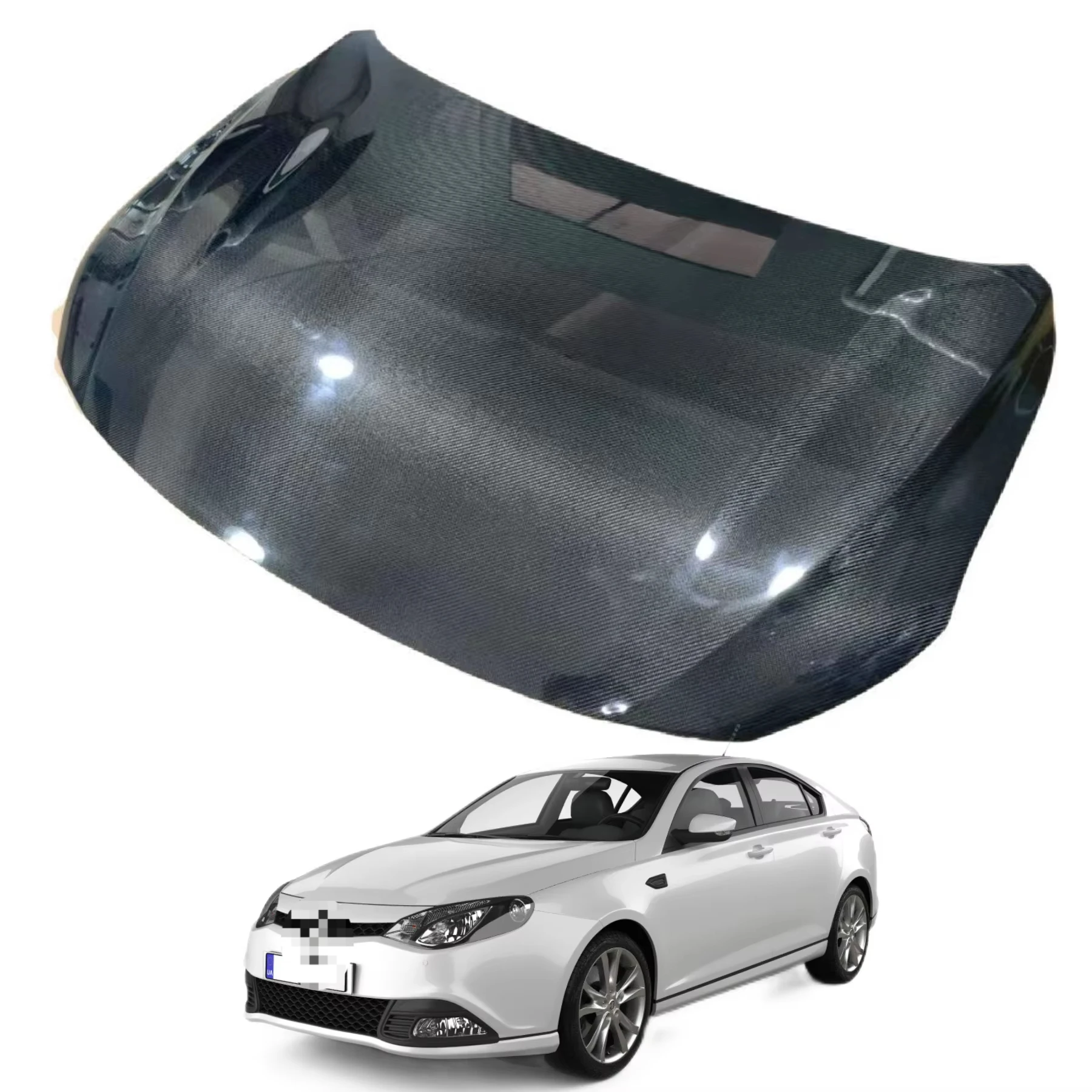 

Customized Carbon Fiber Hood for MG6 2017-2023 Lightweight Aftermarket Replacement in OEM Style New Condition