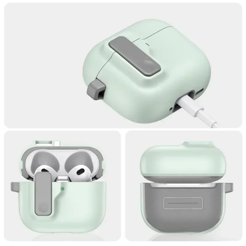 Protective Silicone Case Compatible with AirPods Pro 2 Shockproof Cover Anti-Drop Design for AirPods Wireless Earbuds