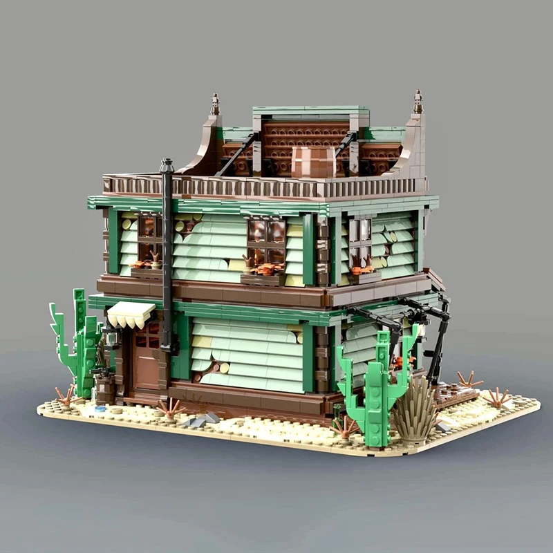 CIty Street View Moc blocs de Construction modulaire Western berline modèle technologie brique bricolage assemblage Construction jouet cadeaux de vacances