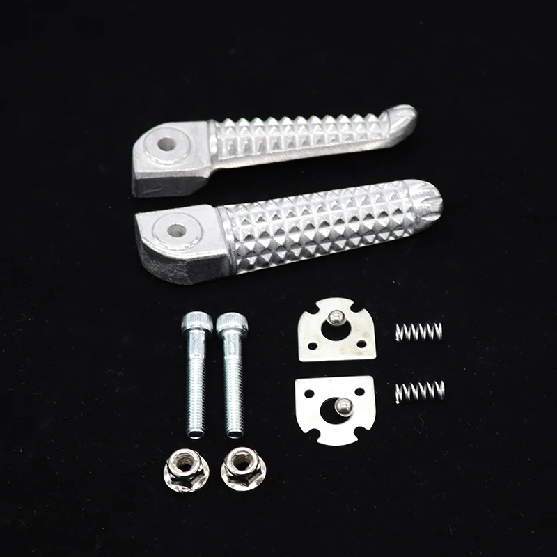 Front Rear Footrests Foot pegs For YAMAHA R1 R6 MT09 MT07 R3 R25 FZ1 FZ6 Motorcycle foot pedal spring