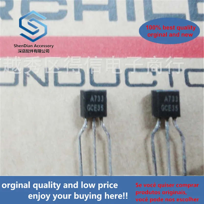 50pcs 100% orginal new KSA733GTA A733G Low Frequency Amplifier TO-92 real photo