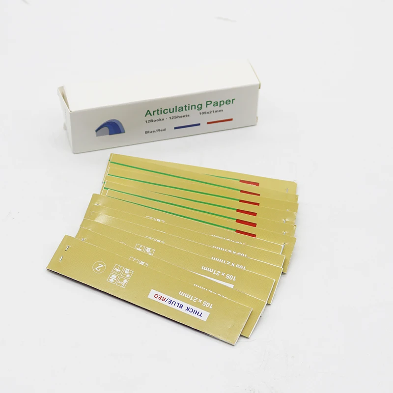 SKYLUN 10pcs Dental Articulating Paper Strips Sheet