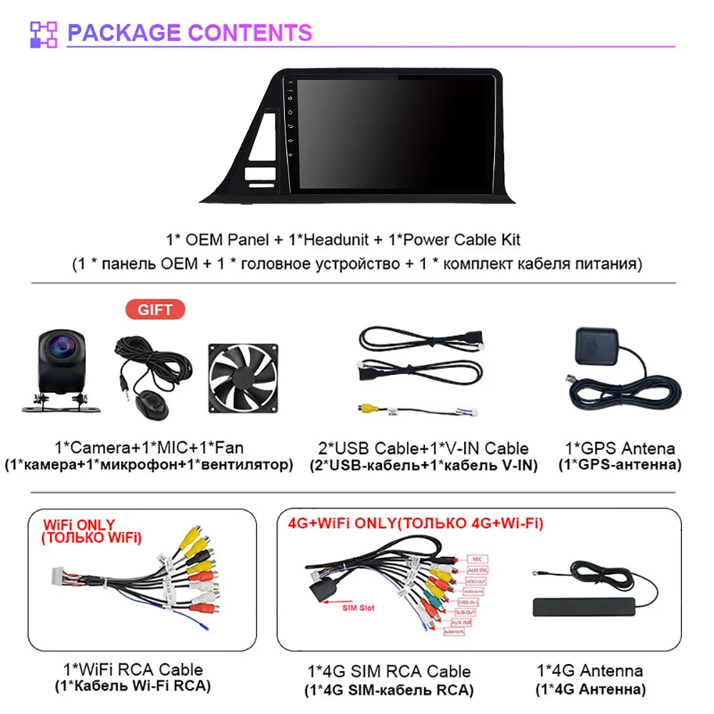 Android 16 Carplay Auto Screen Car Radio Multimedia Player For Toyota C-HR CHR 2016-2020 Right Hand Driver Stereo 2din Head Unit