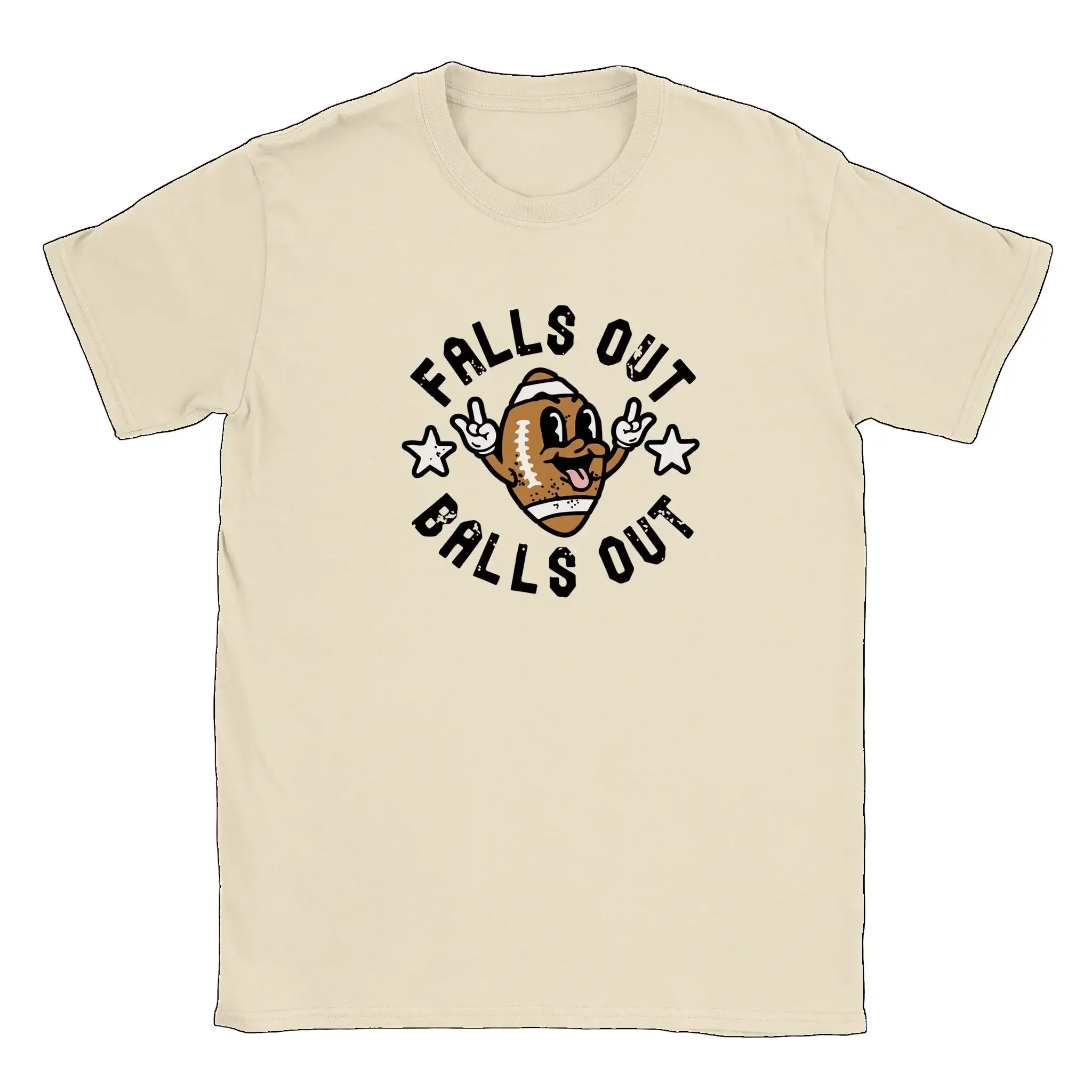 Unisex T-shirts for Men Women Summer Tees Cotton Luxury brand vintage oversizedFalls Out, Balls Out T-shirt image 3