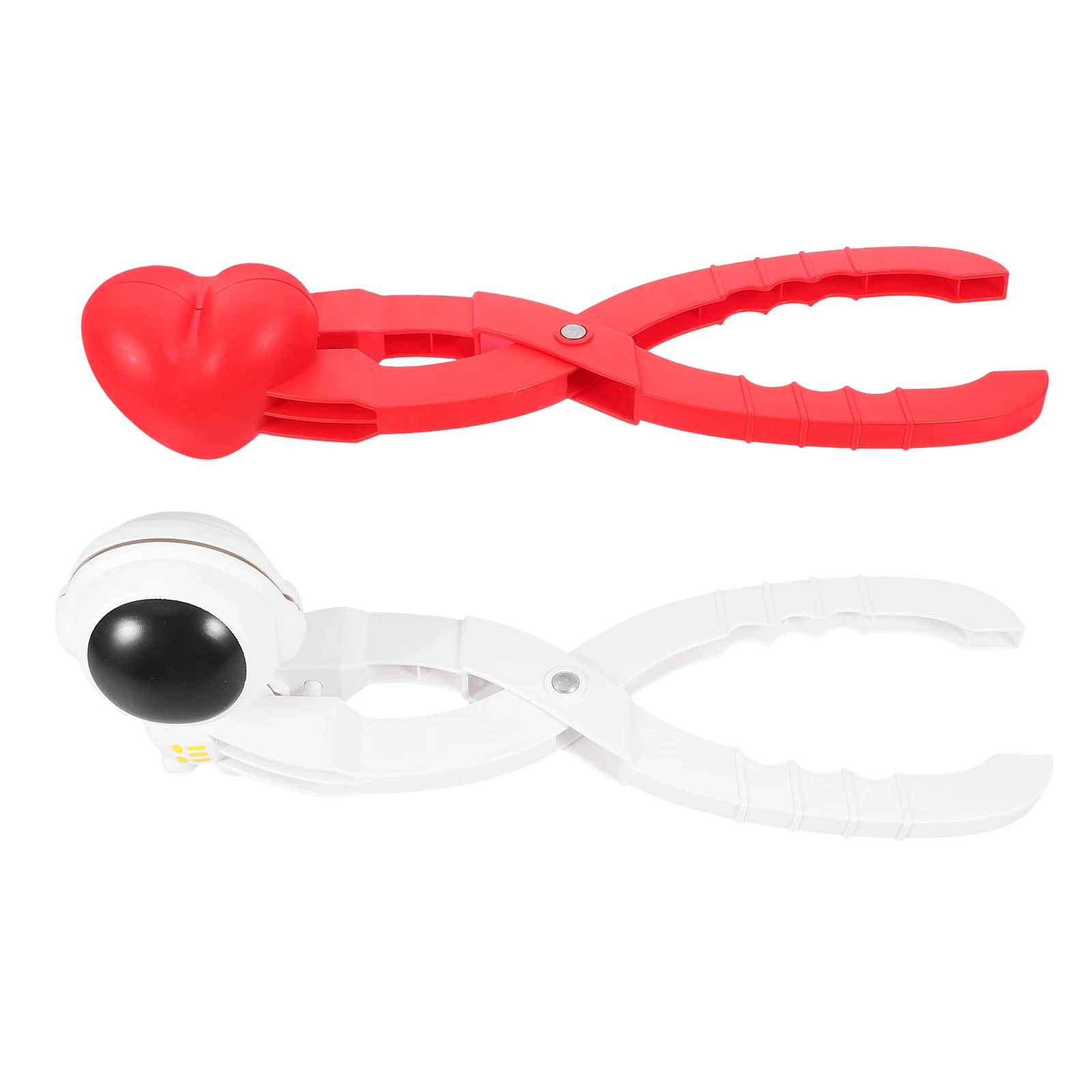 

2pcs 3D Creative Shape Mold For Sushi Rice Astronaut Heart Shaped Fun Making Tool Easy Clean Plastic Winter Snow