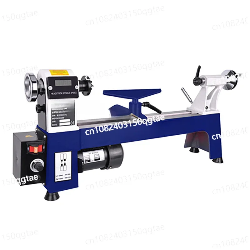 Mini Woodworking Lathe, Small Pen-making Multi-function 8 Inch Mini Household Wood Turning Machine