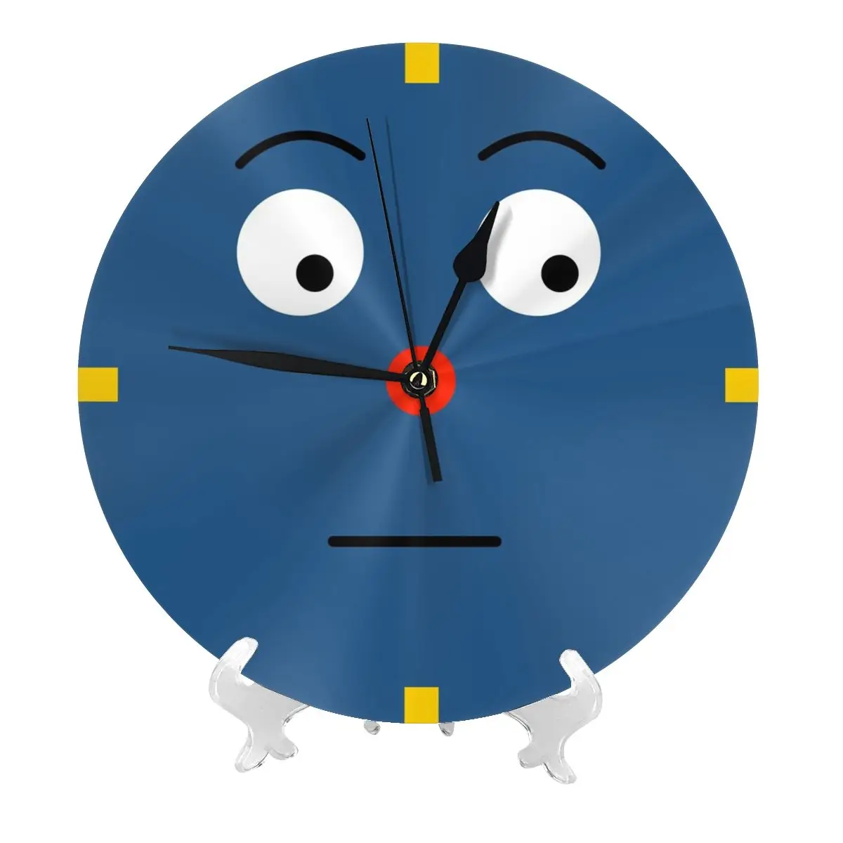 Dont Hug Me Im Scared- Tony The Talking Clock Modern Simple and Wall Hung Clock for Study Bedroom Living Room Bathroom