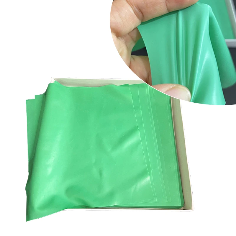 10/36/52Pcs Dental Rubber Dam Sheet 6x6 5x5 Natural Latex Rubber Barrier Dams Materiały dentystyczne do wybielania zębów