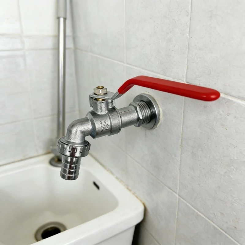 1/10 قطعة سبائك الزنك 1/2 بوصة حديقة صنبور مصرف تحكم واحد التجمد في الهواء الطلق صنبور لسقي النباتات الري للحديقة