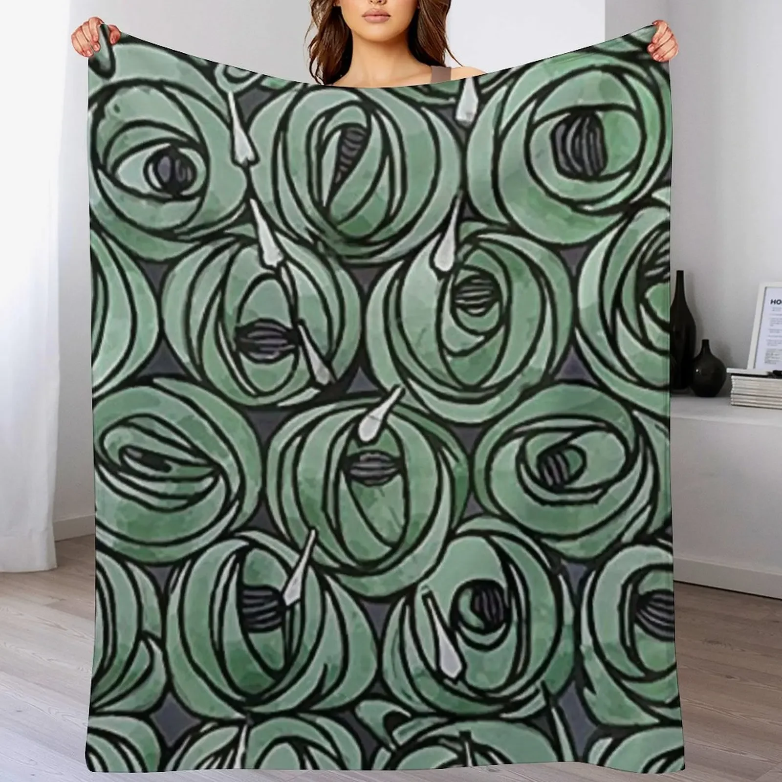 

Charles Rennie Mackintosh design Throw Blanket Luxury St Hair Sofa Throw Plaid on the sofa Blankets