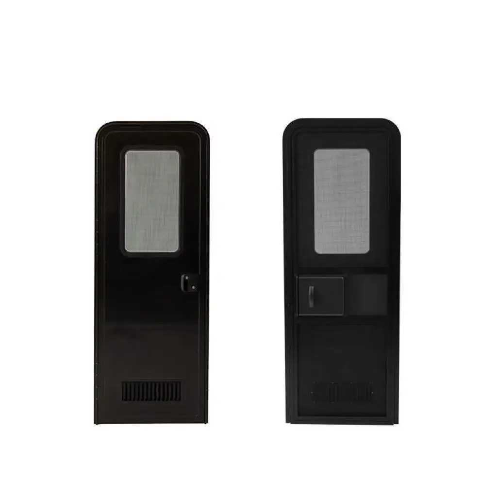 Wholesale Alloy RV Modification Door Rustproof Aluminum Frame Complete Screen and Lock Kit Stable Integrated Structure