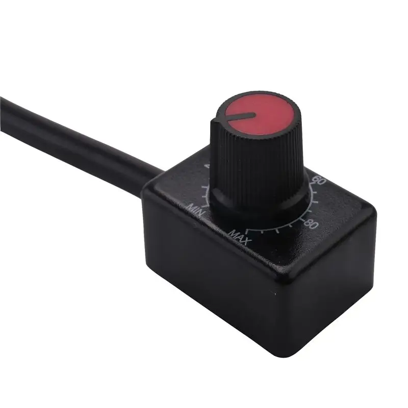 A19F-4X DC 0/1-10V Knob LED Dimmer, Low Voltage Passive Dimmer PWM Dimming For 0-10V Or 1-10V Dimmable Electronic LED Driver