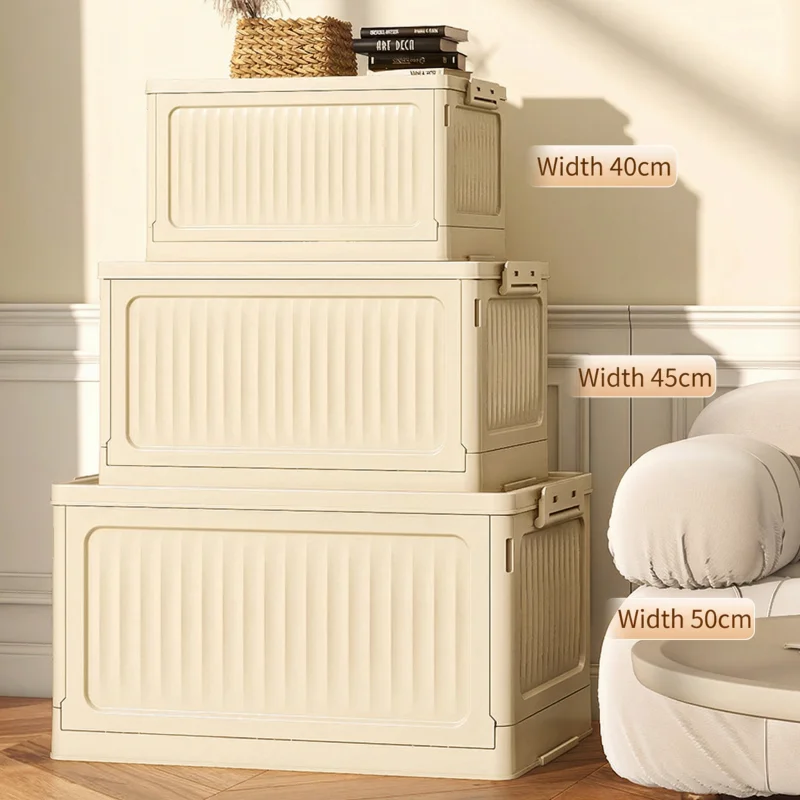 Outdoor Camping Storage Box with Lid, Multi-Purpose Large Capacity Car Trunk Organizer, Portable Stall Sorting Box