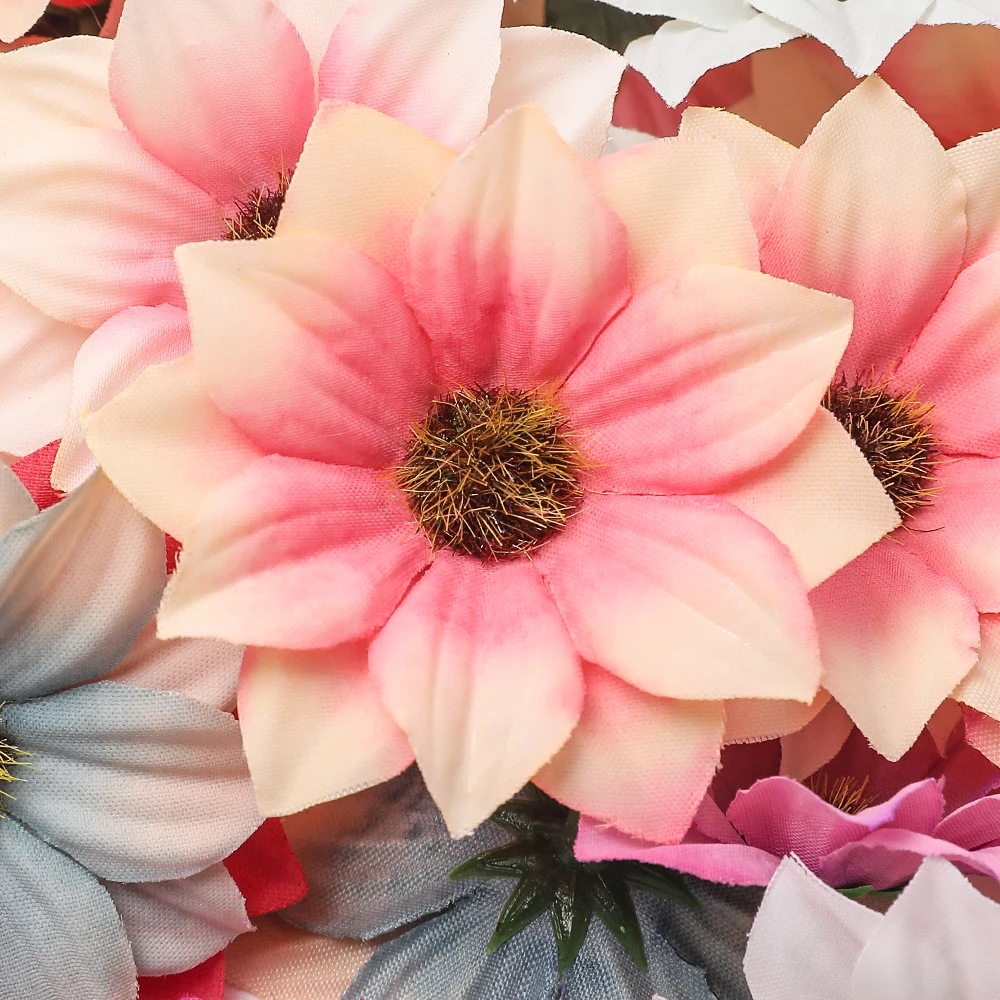 Cheap 30Pcs Gerbera Artificial Flower Home Party Decor Wedding Decoration Accessories Wreath DIY Christmas Craft Fake Flowers - Image 5