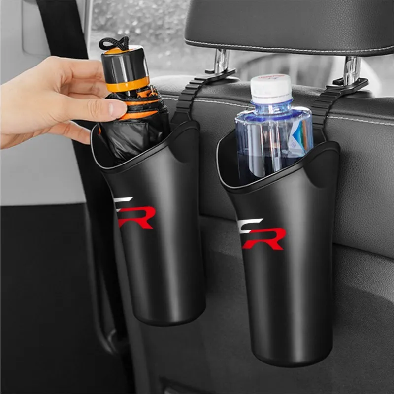 Car Storage Box Umbrella Garbage Organizer Bucket Auto Styling For Seat Cupra FR Racing Ibiza Leon Ateca Sportcoupe Exeo Altea