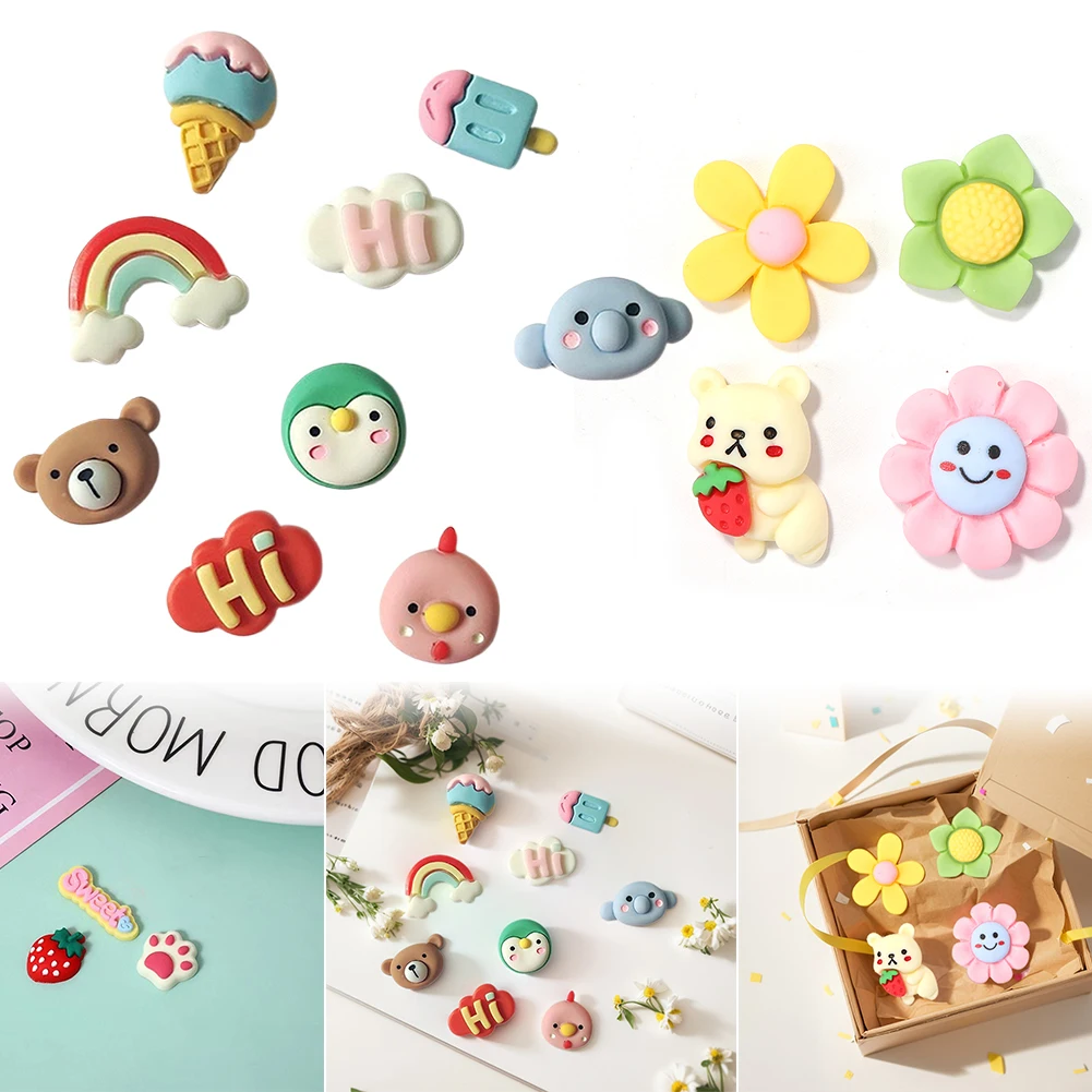 

4Pcs 3D Water Cup Sticker Resin Refrigerator Phone Kettle Book Stickers Waterproof Kawaii Cartoon Stickers Water Cup Accessories