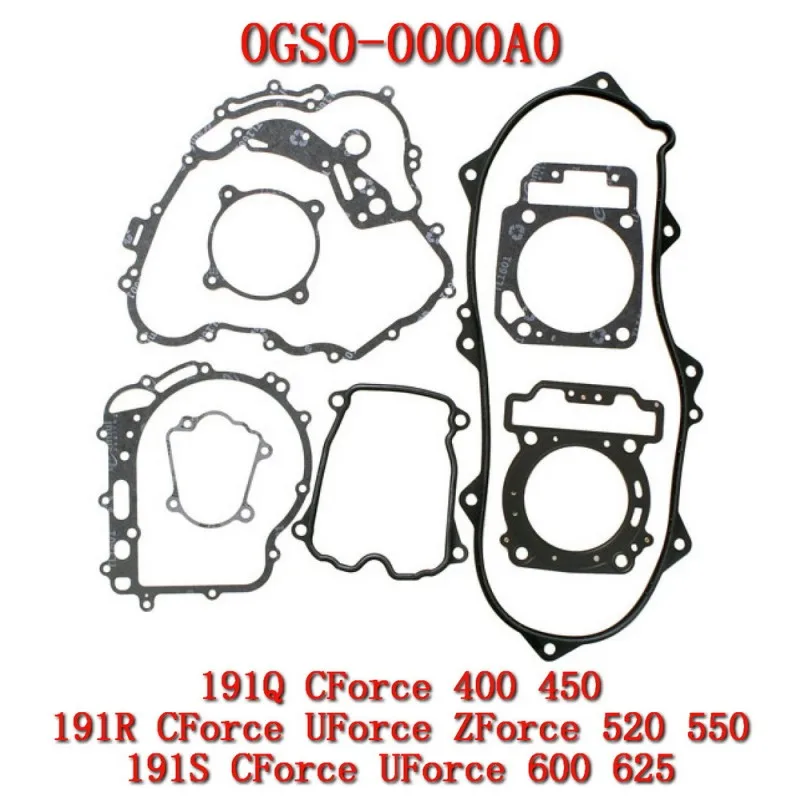 

Gasket Kit Engine 0GS0-0000A0 For ATV UTV SSV Accessories CForce UForce ZForce 550 520 550EX 191R-Z550 X550 CF Moto Part