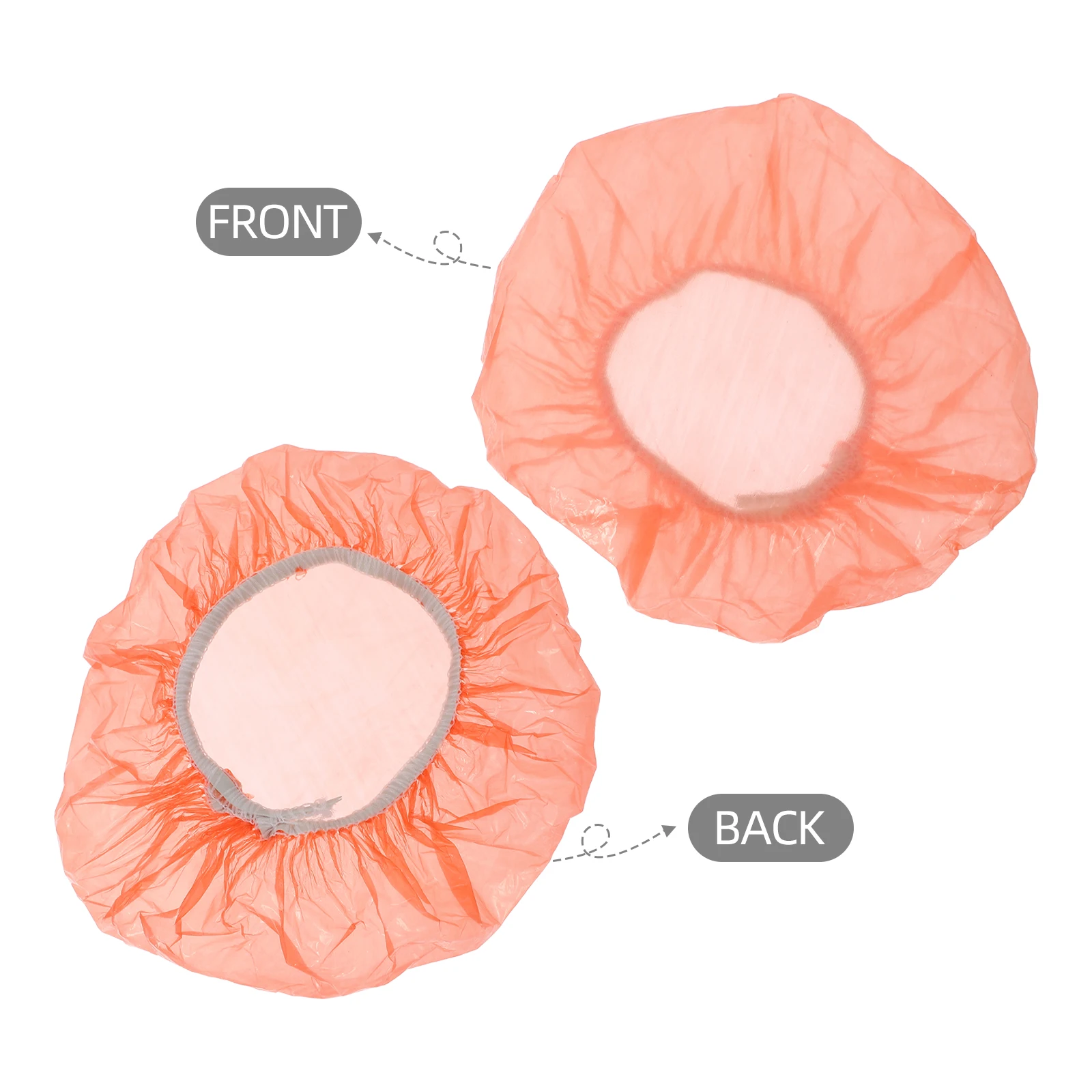 

100pcs Smoke Protective Cover Plastic Dust Covers Pollution Replacement Office Kitchen Use