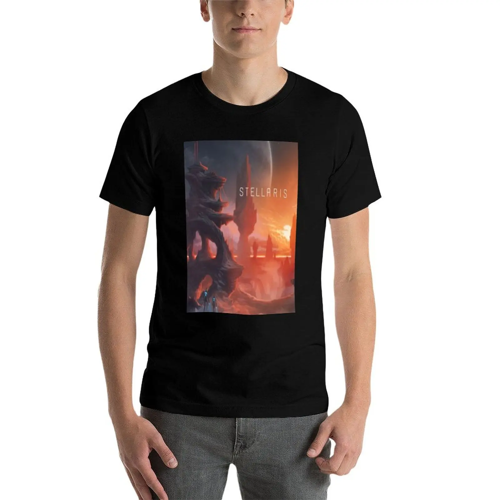 Stellaris T-Shirt cotton t shirt pack t shirt man cotton printed t shirts for man T-Shirt