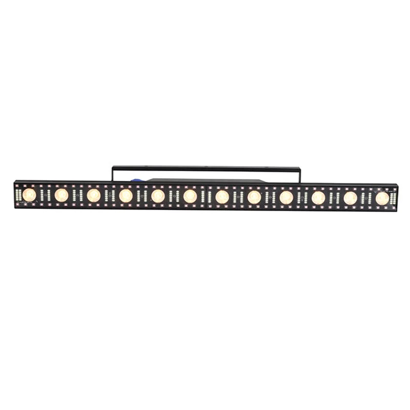12*5W Amber beam & White strobe & RGB LED pixel effect bar light Disco Party Club Wedding Concert DMX Stage light effect show