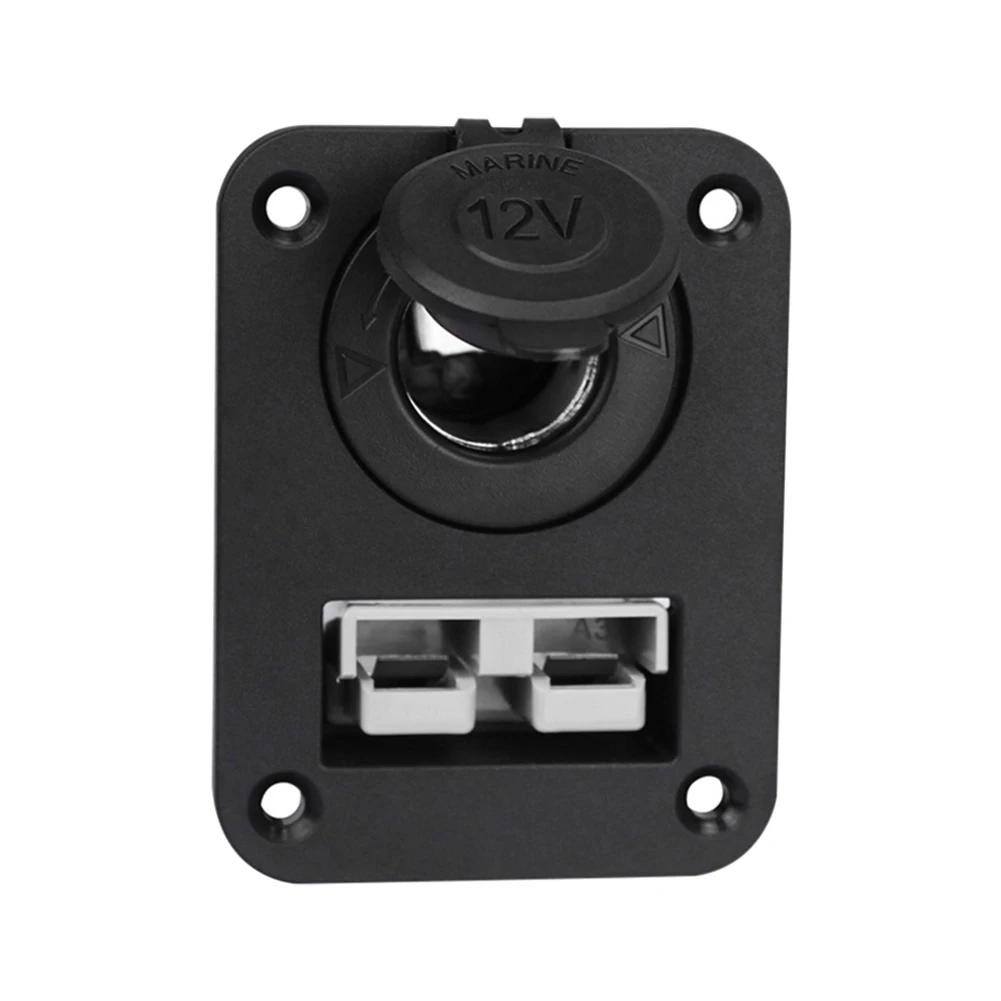 

12V 50A Cigarette Lighter Socket Charger 600W Charger Socket Panel IP65 Waterproof Flame Retardant for Caravan Camper Boat Truck