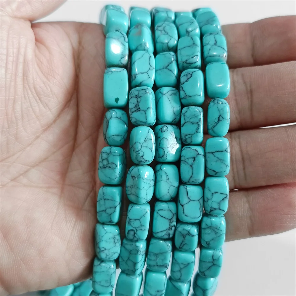 Wholesale Natural Smooth Square Stone Beads Loose Cube Bead Agates Quartzs Raw Mineral Beads for DIY Bracelets Earrings Neckalce