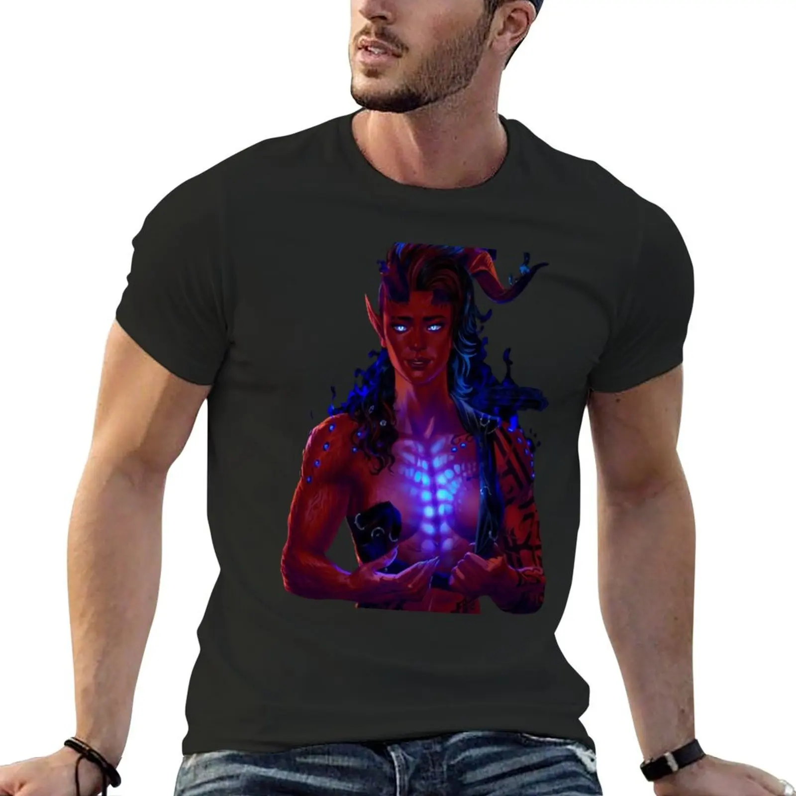 

Karlach T-Shirt man clothes anime shirt blanks Louboutins compression shirt men