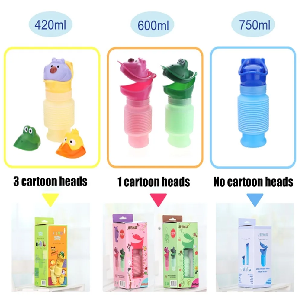 High Quality Male & Female Emergency Portable Urinal Go Out Travel Camping Car Toilet Pee Bottle 750ml Blue Urinals For 1 PCS