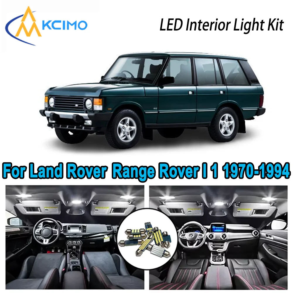 

High-Quality LED Interior Kit for Land Rover Range Rover I 1 1970-1994 1971 Premium Error-Free Dome Map Trunk Automotive Lamps