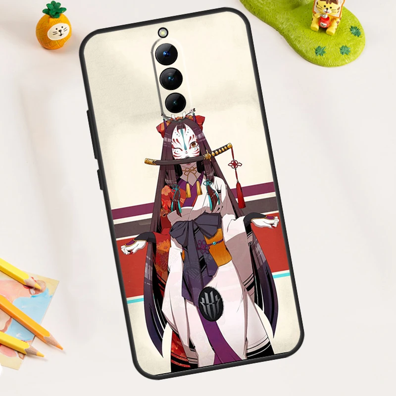 Japanese Style Anime Fox Case For ZTE Nubia Red Magic 8S Pro 9 Pro Plus RedMagic 8 Pro 7 7S 6 6S Pro 5S 5G 6R Cover - view 3