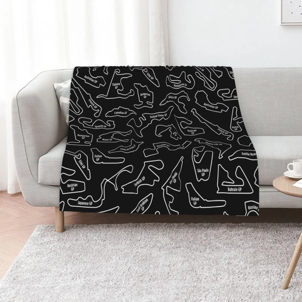 2022 Race tracks pattern Throw Blanket Beautifuls christmas gifts for winter Bed linens Bed Comforter Blankets