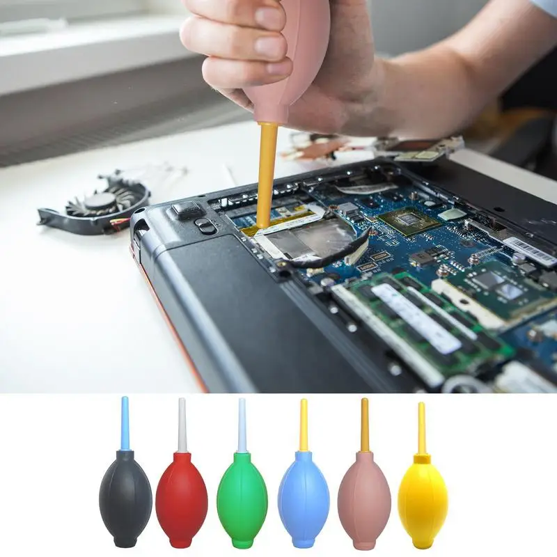 Camera CMOS Lens Luchtblazer Pomp Mini Squeeze Duster Rubberen Mondstuk Puffer Voor Hulp Gehooraccessoires Stofdoek Rubberen Lamp Pomp